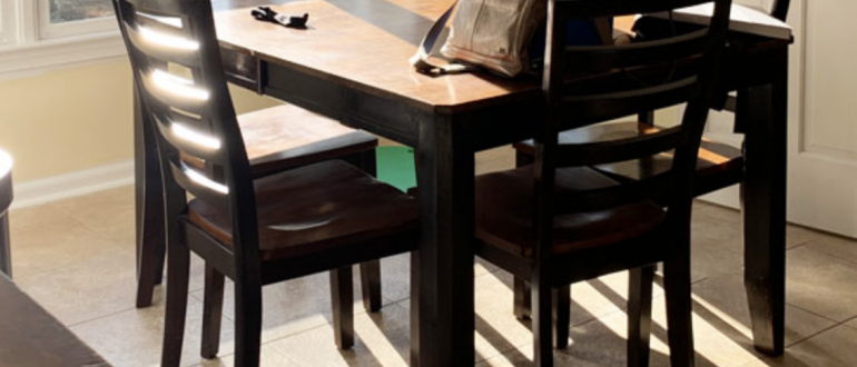 Лучший способ покраски обеденного стола и стульев